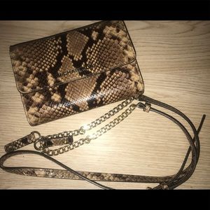 Michael Kors Snakeskin Print Crossbody